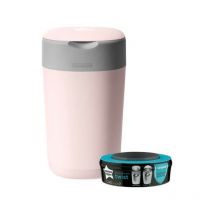 Twist & Click Poubelle a Couches Rose Poudré - Tommee Tippee