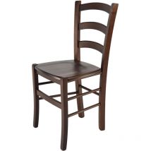 T M C S - Tommychairs Silla Venice en madera de haya color nuez