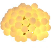 Tomshine 0,6 w, 10 m, 80 LEDs, batteriebetrieben, wasserdicht, IP44, mit Fernbedienung, warmweiße Lichterkette