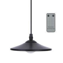 Tomshine 3 W Extérieur Suspendu À Énergie Solaire 4 Led Lumière De Hangar 250 Lm Lampe Suspendue Avec Télécommande Pour Jardin Cour Patio Balcon 