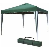 Gazebo extérieur pliant 3x3 – Barnum – Largeur 3m, Longueur 3m, Structure en acier, Toile en polyester – Garden Deluxe Collection
