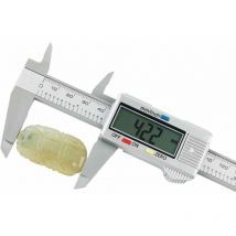 Tonchean - Wenwan – pied à coulisse numérique électronique en plastique, perles en Fiber de carbone 0-150-100mm, trésor de petit calibre