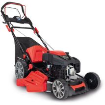 Scheppach - Tondeuse à gazon hybride MS225-56E – Tondeuse à essence – Moteur à essence 4 temps de 6 cv / 4,4 kW – 224 cm³ – Largeur de coupe 56 cm –