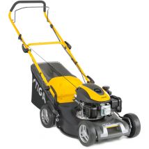 Stiga - Combi 48 Tondeuse Automotrice, Moteur Thermique 139 cm³, Largeur de Coupe 46 cm, Bac de Ramassage 60 Litres, Prise Mulching Incluse