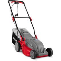 Tondeuse à gazon électrique 1600W 240V, lame à double tranchant de 380mm, 6 hauteurs de coupe réglables et bac de collecte de 45L Greencut GLM1600C