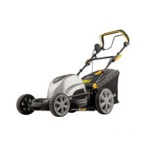 Tondeuse a gazon électrique Powerplus POWPG6290 - 1800 w - 460 mm ø - Avec ramassage, mulching et éjection Arriere