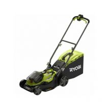 Tondeuse a Gazon Ryobi poussée 18V one+ - Brushless - ø coupe 37 cm - ramassage et mulching + batterie 5,0 Ah & chargeur - RY18LMX37