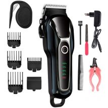 Tondeuse Chien Professionnelle, Tondeuse Chien Poil Long Epais Electrique sans Fil Kit, Tondeuse Animaux Chien Chat Professionnelle, Pet Grooming