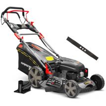 Gardeo Pro - Tondeuse thermique autotractée 170.1cc - 50.8cm livrée avec 2 lames + mulching et éjection latérale