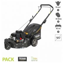 Texas - Tondeuse thermique autotractée 79 cc 3 roues coupe 42cm mulching Premium 4275 tr