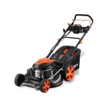Tondeuse thermique autotractée démarrage électrique vitesse réglable 196cm3 53cm Fuxtec FX-RM5396esPRO - 6CV 70L