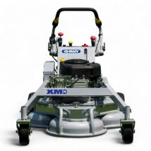 Tondeuse thermique professionnelle 90 cm, mulching 5200 m²/h, braquage zéro turn Grin XM90A