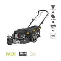 Tondeuse thermique tractée 139 cc 3 roues coupe 46cm mulching TEXAS Premium 4675TR/W
