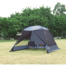 Pro.tec - Tonnelle de jardin Beekdaelen 305 x 305 x 213 cm gris