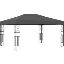 Tonnelle 3x4 m Anthracite Tissu Vidaxl