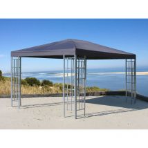 Quick-star - Tonnelle 3x4m metal garden party tent anthracite ral 7012