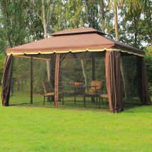 Tonnelle/Barnum de Jardin Double Toit