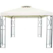 Tente Pour Événements 300x300x265cm Couleur: Crème