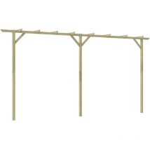 Tonnelle de jardin Tonnelle Barnum Pergola de jardin 400 x 40 x 205 cm Bois 69228