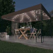 Maison Chic - Furniture Limited - Tonnelle avec guirlande lumineuse à led 4x3 m