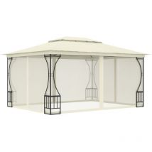 Maison Chic - Tonnelle de jardin Tonnelle Barnum Tente avec moustiquaire 300x400x265 cm Crème 83341