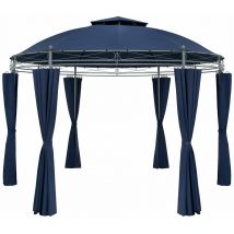 Tonnelle de jardin Toscana Casaria Bleu