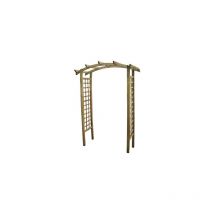 Tonnelle double en bois de pin impre'gne' cm180x70x220h tonnelle pour jardin exte'rieur