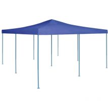 Tonnelle et Pergola de jardin,Belvédère Barnum pliable 5x5 m Bleu OWV67372 design in