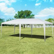 Design In - Tonnelle Jardin Pliant 3x6m Tente Réception Imperméable Fêtes Commercial CW18598