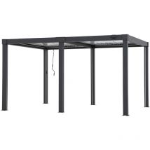 Sunjoy - Tonnelle Multi matterhorn en anthracite - 306cm x 406cm