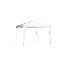 Gazebo En Acier Oasis Avec Tissu Polyéthylène Blanc Mt.3x2