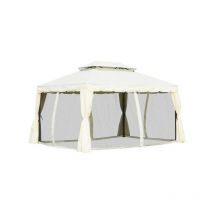 Tonnelle Pavillon de jardin gardenia écru