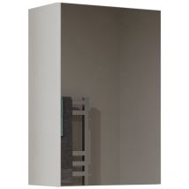 Hucoco - tonni - Armadio a specchio a parete 1 anta - Mobile da bagno con specchio - Dimensioni 40x22x60 cm - Mobili da bagno