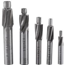 Tonysa - 5pcs Fraise en Bout Fraise, Fraise Fente forets Fraises rotatives cnc Set Outil M3-M8 4 Flûtes hss-al pour cuivre, Aluminium, Acier, Fonte