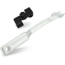 Barre d'outils d'extension de clé,Rallonge de clé à fourche avec adaptateur pour clé à douille 1/2 pouce et clé hexagonale 21 mm - Tonysa
