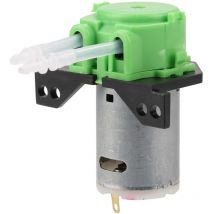 Bomba de dosificación diy Cabeza de tubo peristáltico para el análisis químico del laboratorio del acuario (verde 12V 24) - Tonysa