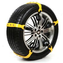 Chaînes à Neige 10 Pcs Anti-Slip Chaînes Réglables Pneu Roue pour Voiture Camion suv. Surface de la route, routes enneigées, sécurité automobile,