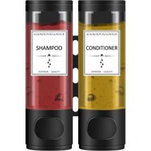 Tonysa - Distributeur de Savon Mural, Distributeur de Gel Douche, Distributeur de Savon de Douche sans Perçage, Distributeur de Savon Manuel