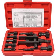 TONYSA Extractor de cojinetes, juego de 10 extractores de cojinetes de motocicleta, kit de herramientas de extracción de cojinetes de rueda,