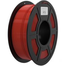 Tonysa - Filament petg Rouge 1,75 mm pour imprimante 3D - Bobine de 1 kg (2,2 lbs) - Précision dimensionnelle +/- 0,02 mm