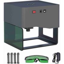 Tonysa - Graveur laser 3 w, machine de gravure laser légère et portable, découpeur laser domestique avec boîtier en acrylique, zone de gravure de 80