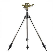 Gistuch - tonysa Heavy Duty Impact Sprinkler on Tripod Base, Tripod Sprinkler for Yard Large Area, Extra Tall 360 Degree Rotating Lawn Sprinkler with
