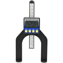 Tonysa - Jauge de Profondimètre Numérique Hauteur 0-80mm lcd Jauge de Hauteur pour Le Travail du Bois et la Construction de Mac