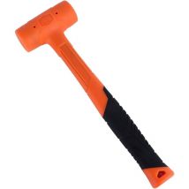 Tonysa - Marteau Maillet en Caoutchouc Non élastique, Conception Durcie de 0,5lb avec Poignée Antidérapante, Résistant au Rebond pour le Bois, le