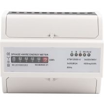 Tonysa - Medidor eléctrico Digital trifásico de 4 cables DINRail 20(80)A medidor electrónico de KWh