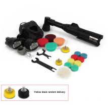 Mini pulidora eléctrica portátil para coche, recargable y con kit de encerado. - Tonysa