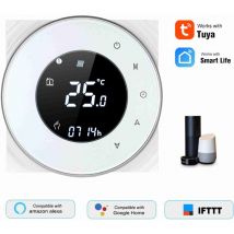 TONYSA Thermostat WiFi,Thermostat chaudiere gaz ,Thermostat d'ambiance programmable à 5+2 Fils contrôlé par Tuya ou Smart Life,Compatible avec Alexa