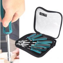 Tonysa - Tournevis à douille, tournevis à douille hexagonale HRC52‐54 Bande de caoutchouc intégrée avec sac Oxford pour outils à main