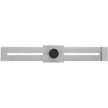 Tonysa - Trusquin de Traçage Métal, 0-250mm Plage de Mesure, Jauge de marquage en Acier au Carbone, Outils de Mesure pour le Travail du Bois,