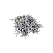 Cross de baldosas, 100 piezas, plástico, blanco, ancho de la articulación 8 mm - Toolland